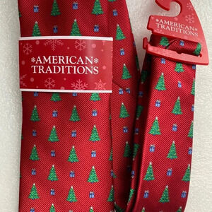 American Traditions Christmas Tree Necktie